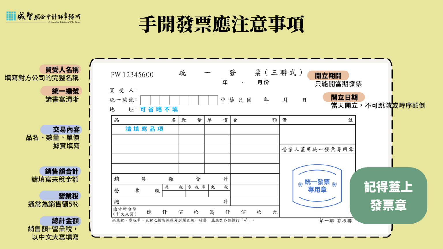 發票開立懶人包:誰該開?怎麼開?一次搞懂! | 成智聯合會計師事務所